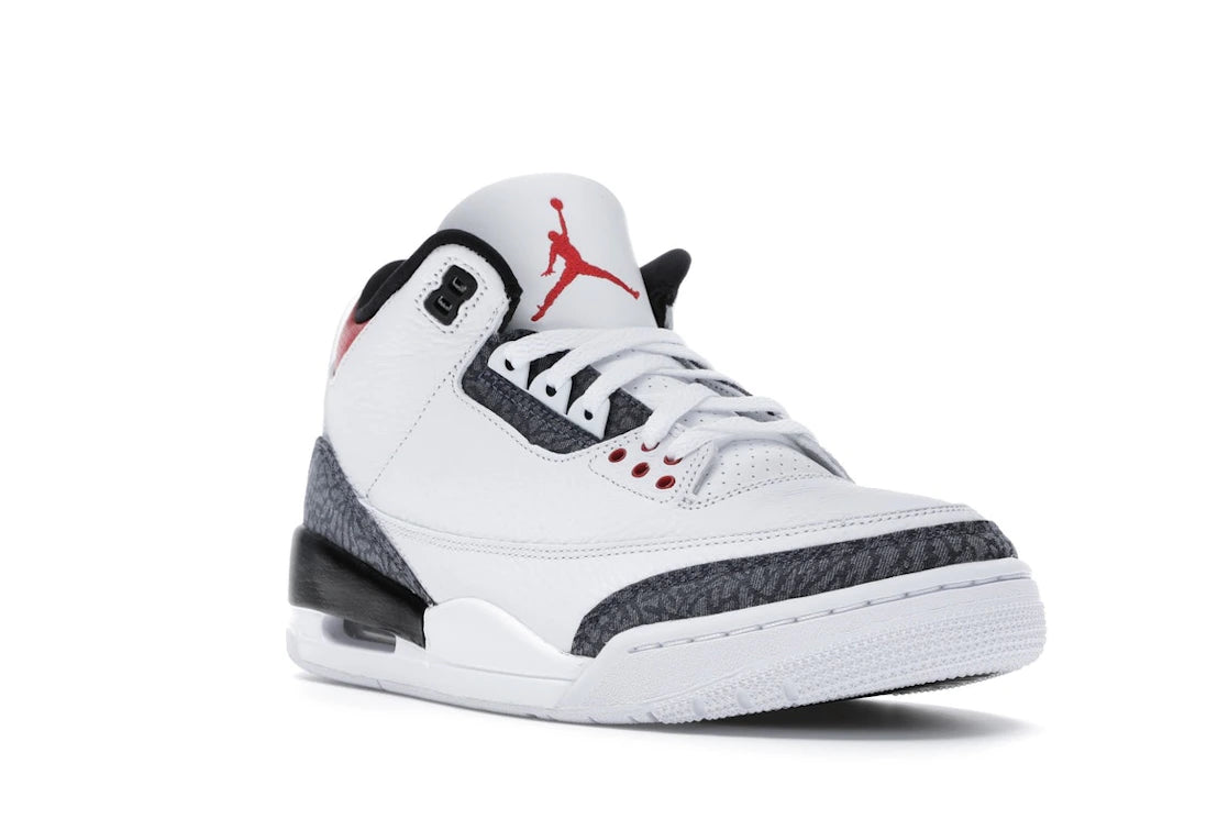Jordan 3 Retro SE Fire Red Denim (2020) - vue secondaire A