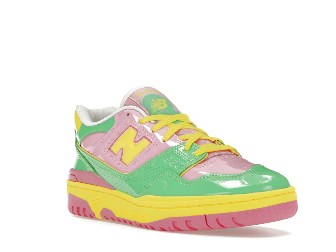 New Balance 550 Y2K Patent Leather Pack Pink Green - vue secondaire A