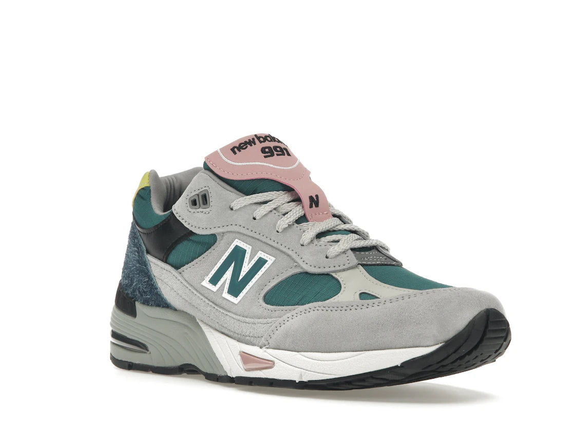 New Balance 991 MiUK Pacific Majolica Blue - vue secondaire A