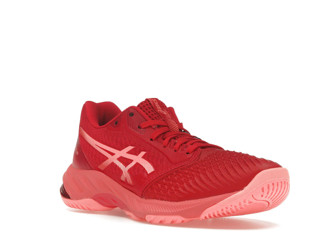 ASICS Netburner Ballistic FF 3 Speed Red Sun Coral - vue secondaire A