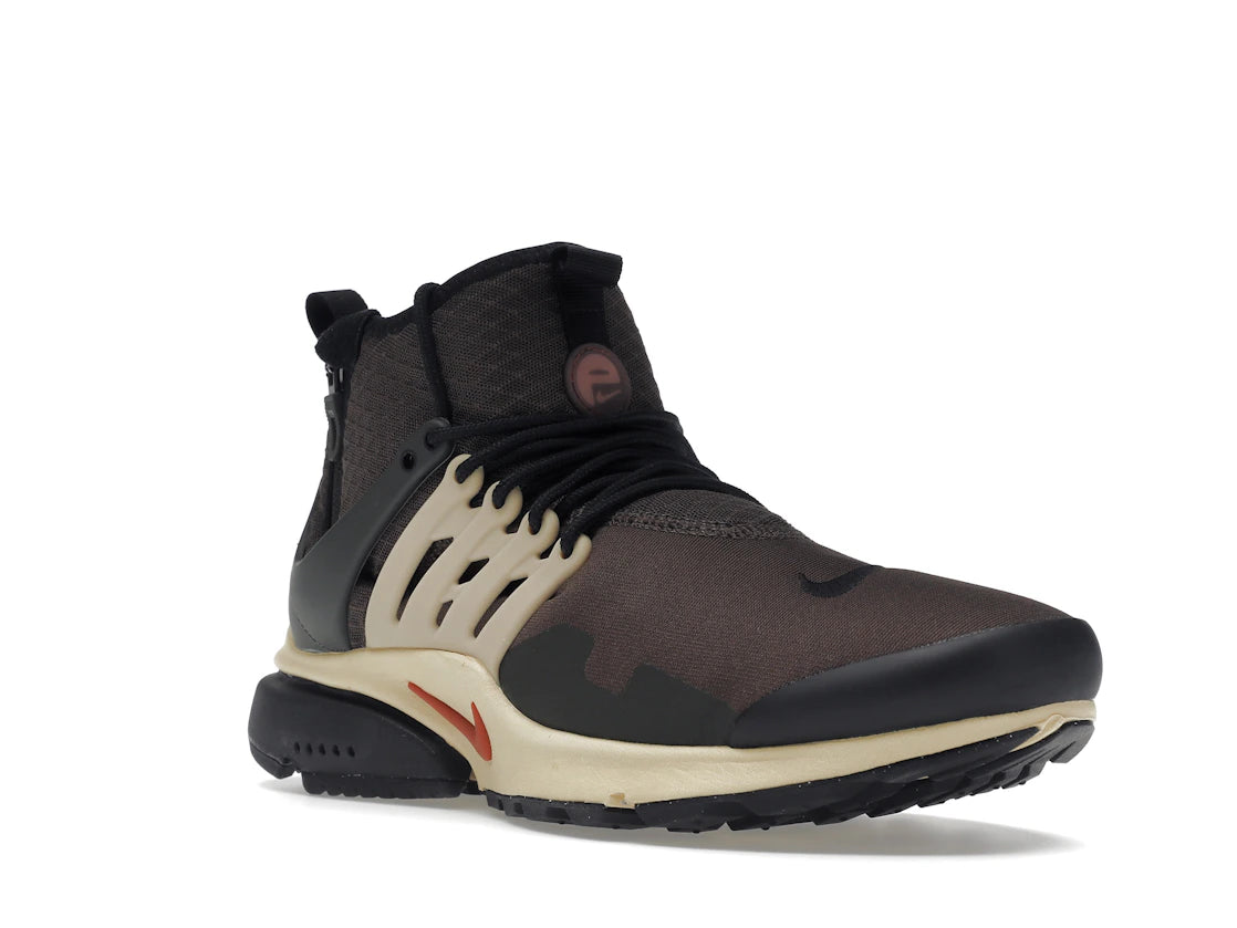Nike Air Presto Mid Utility Baroque Brown Sesame Sequoia Canyon Rust - vue secondaire A