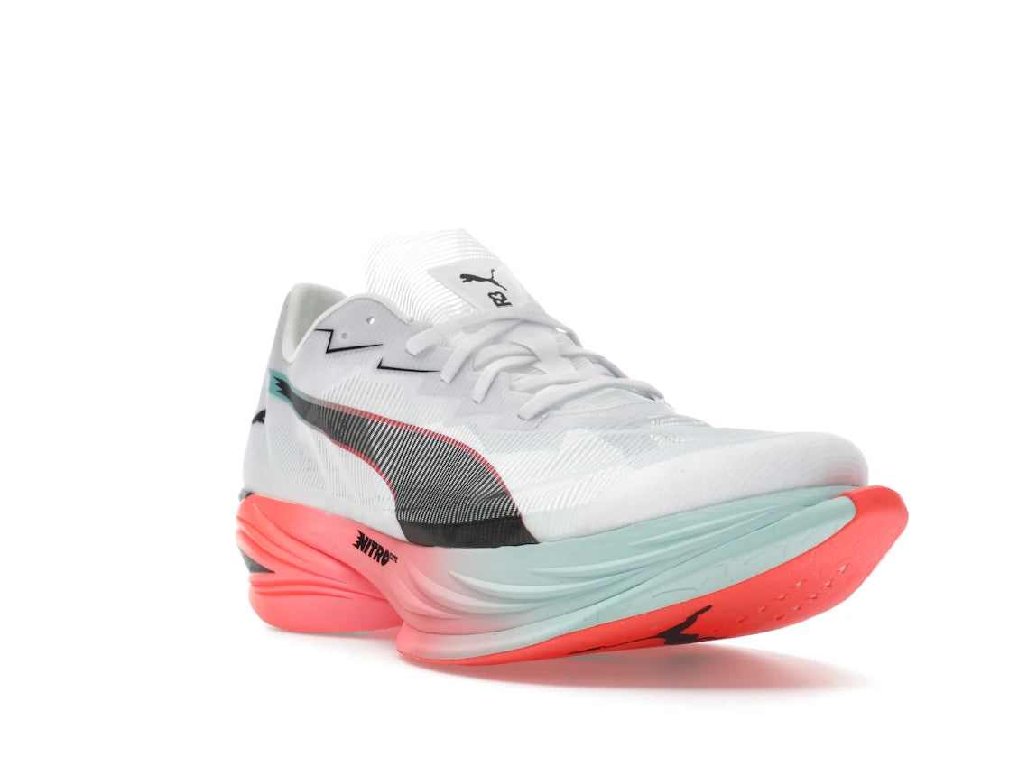 Puma Fast-R Nitro Elite 3 White Glowing Red Mint - vue secondaire A