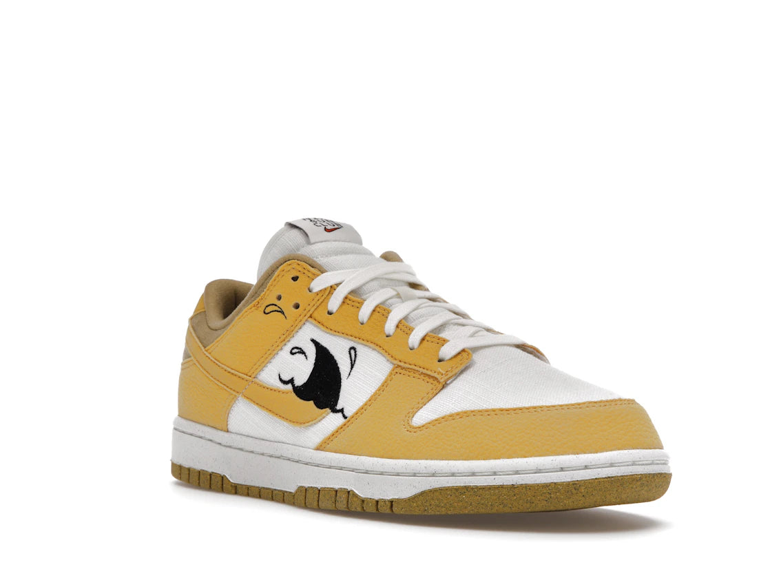 Nike Dunk Low Retro Sun Club Wheat Grass Orange - vue secondaire A