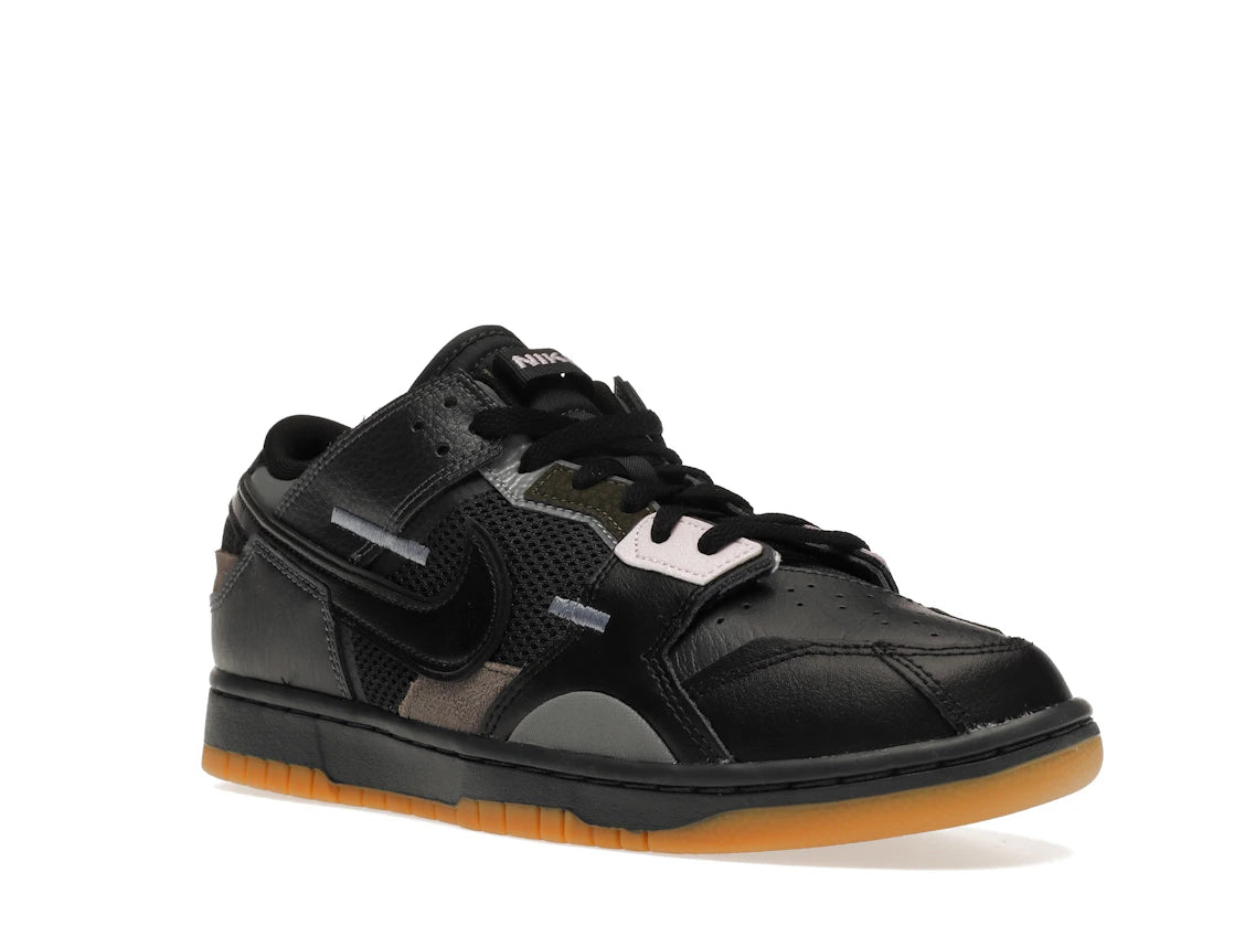 Nike Dunk Low Scrap Black Gum - vue secondaire A