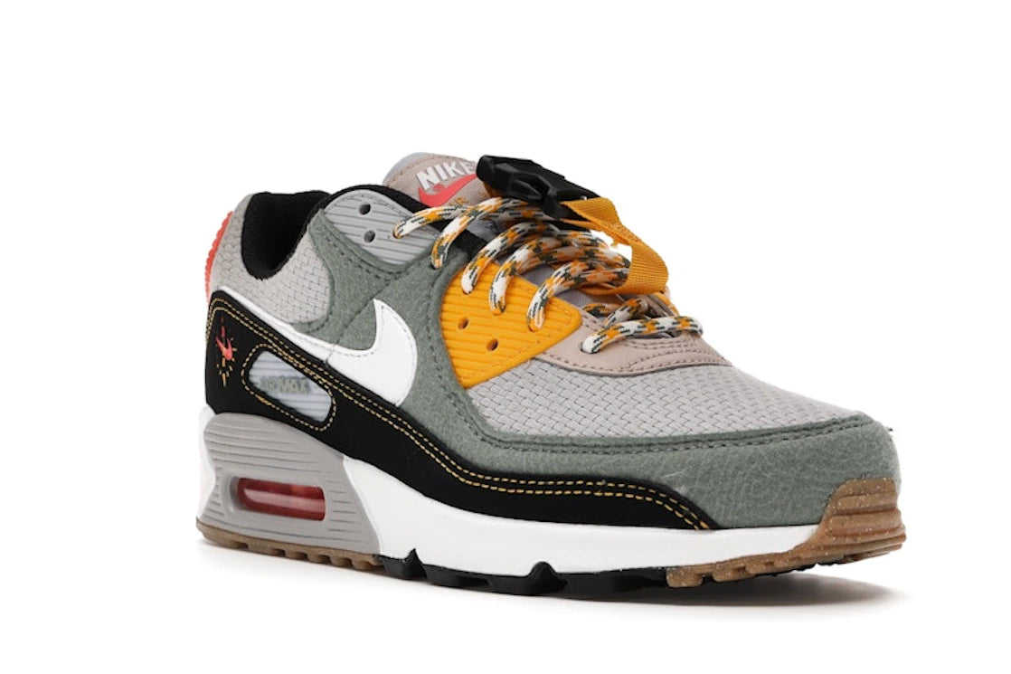 Nike Air Max 90 Buckle Spiral Sage - vue secondaire A