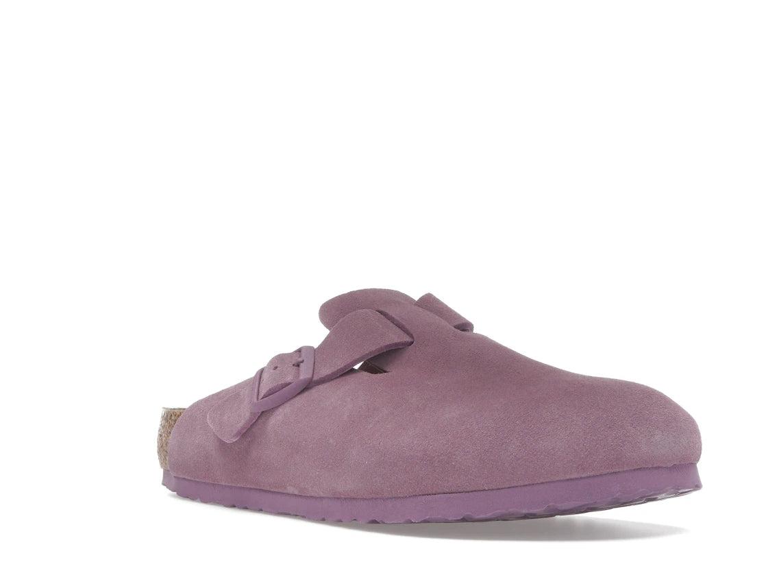 Birkenstock Boston Suede Leather Mauve - vue secondaire A