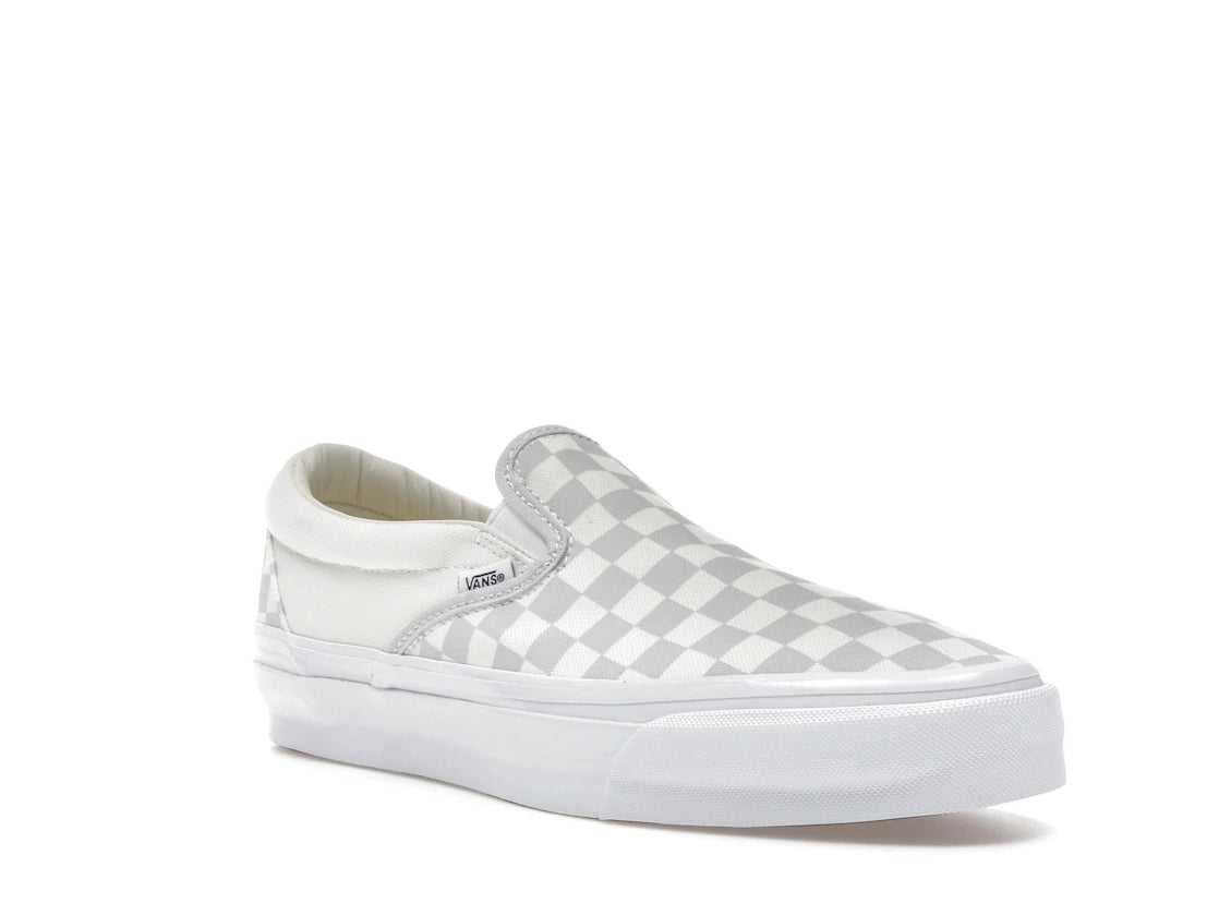 Vans Slip-On Checkerboard Lunar Rock Grey - vue secondaire A