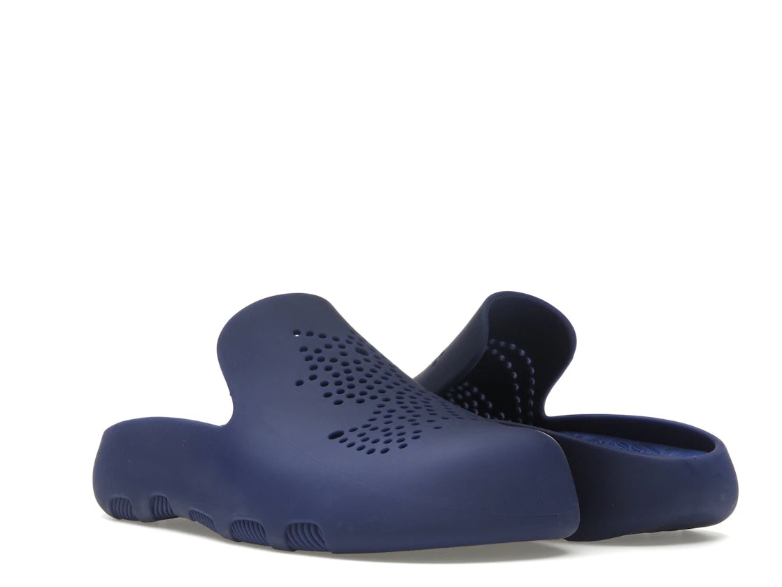 Burberry Stingray Perforated Slides Blue - vue secondaire A