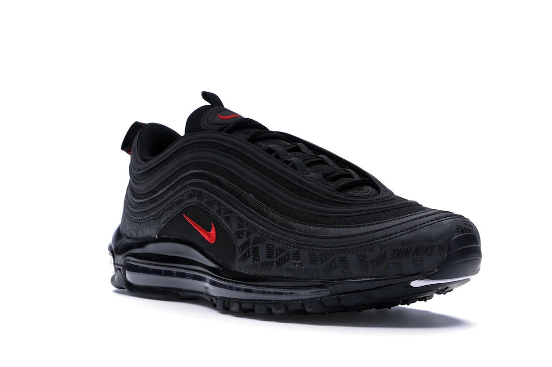 Nike Air Max 97 All-Over Print Black Red - vue secondaire A