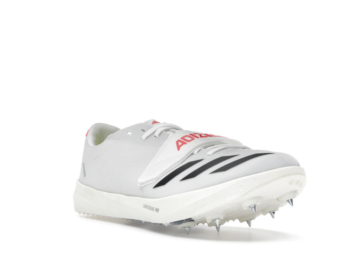 adidas Adizero TJ/PV Track and Field Cloud White Core Black Lucid Red - vue secondaire A