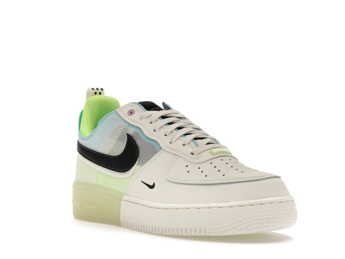 Nike Air Force 1 React Sail Barely Volt - vue secondaire A