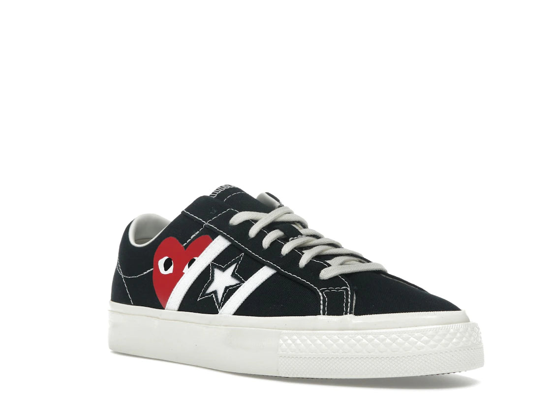 Converse One Star Academy Pro Ox Comme des Garcons PLAY Black - vue secondaire A