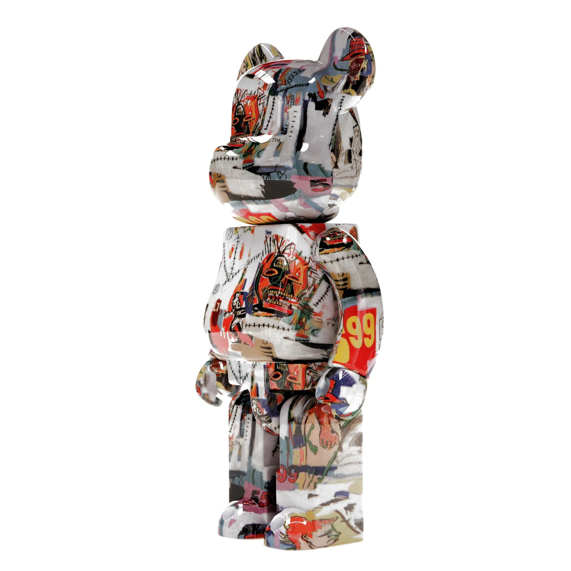 Bearbrick Andy Warhol x JEAN-MICHEL BASQUIAT #4 400% - vue secondaire A