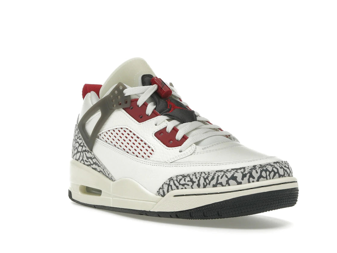 Jordan Spizike Low Sail Anthracite Coconut Milk Varsity Red - vue secondaire A