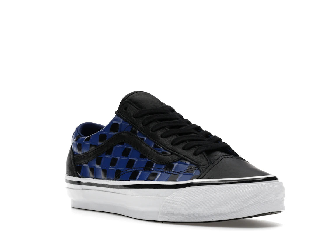 Vans OTW Old Skool 36 Vibram Checkerboard Black Blue - vue secondaire A