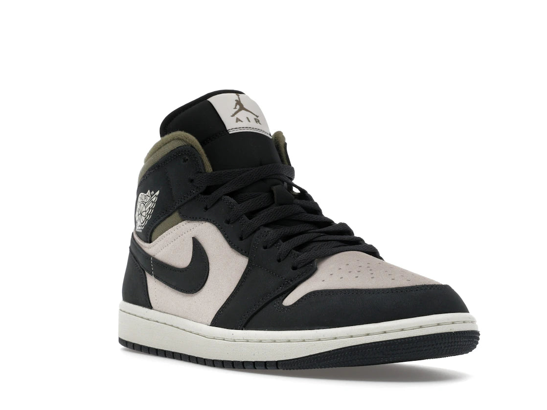 Jordan 1 Mid SE Off Noir Medium Olive - vue secondaire A