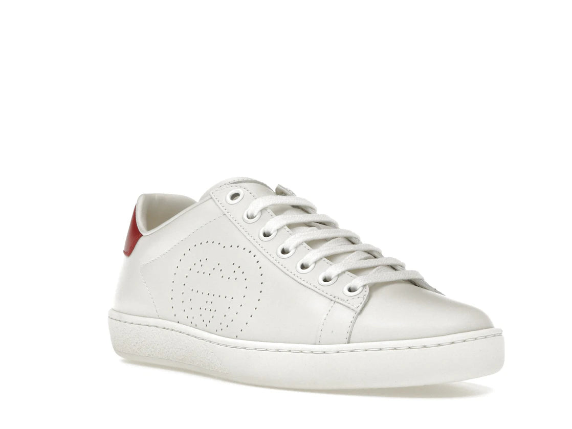 Gucci Ace Interlocking G White Red (Women's) - vue secondaire A