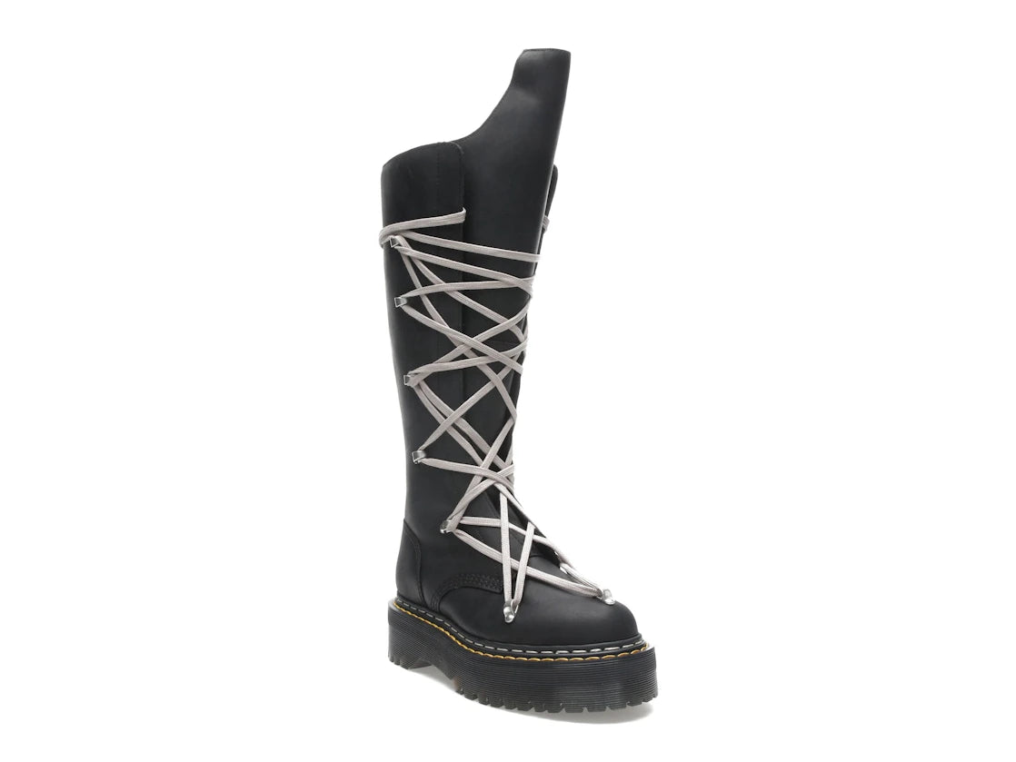 Dr. Martens 1460 DRKSHDW Quad Sole Pentalace Boot Rick Owens Black - vue secondaire A