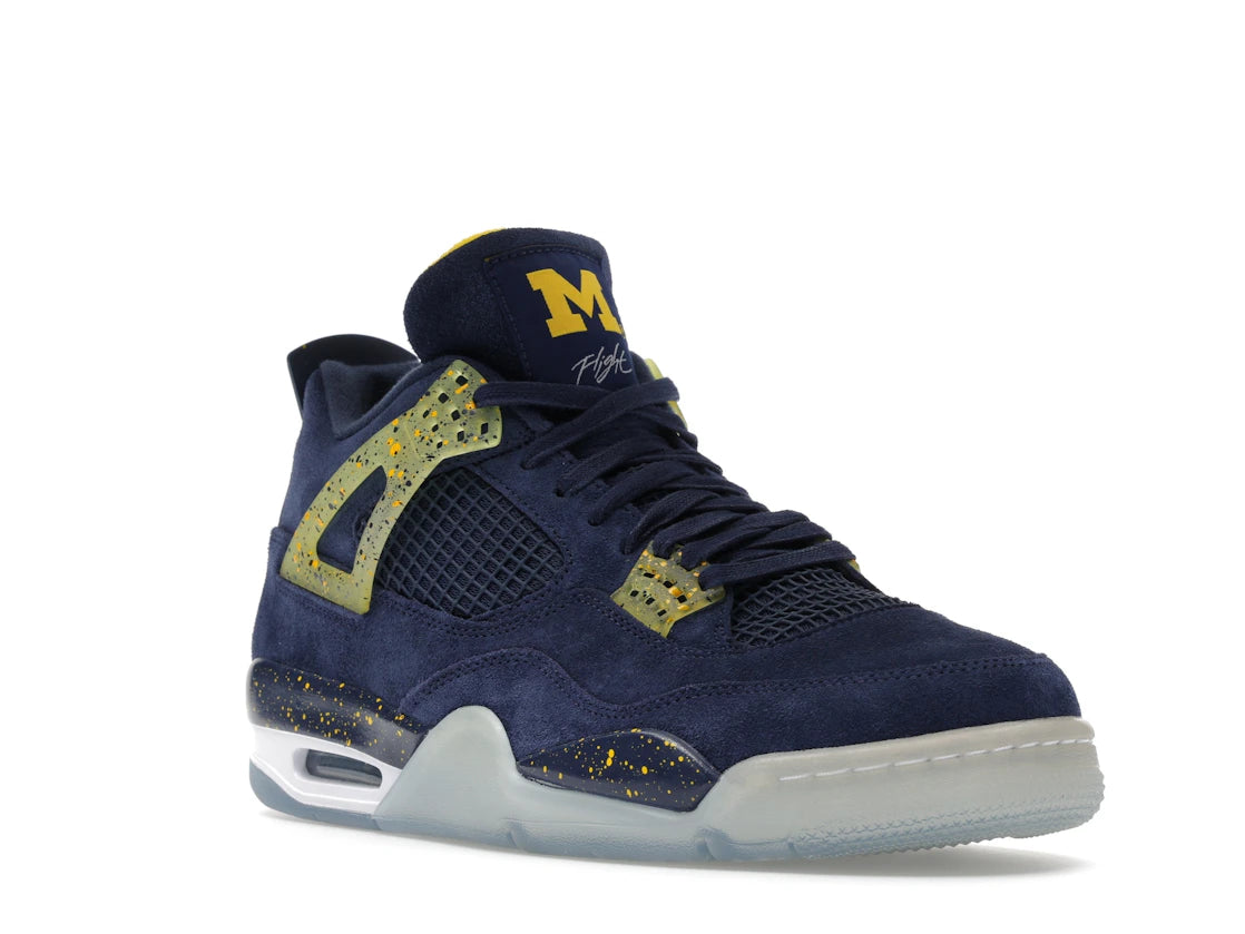 Jordan 4 Retro Michigan PE für Herren - vue secondaire A