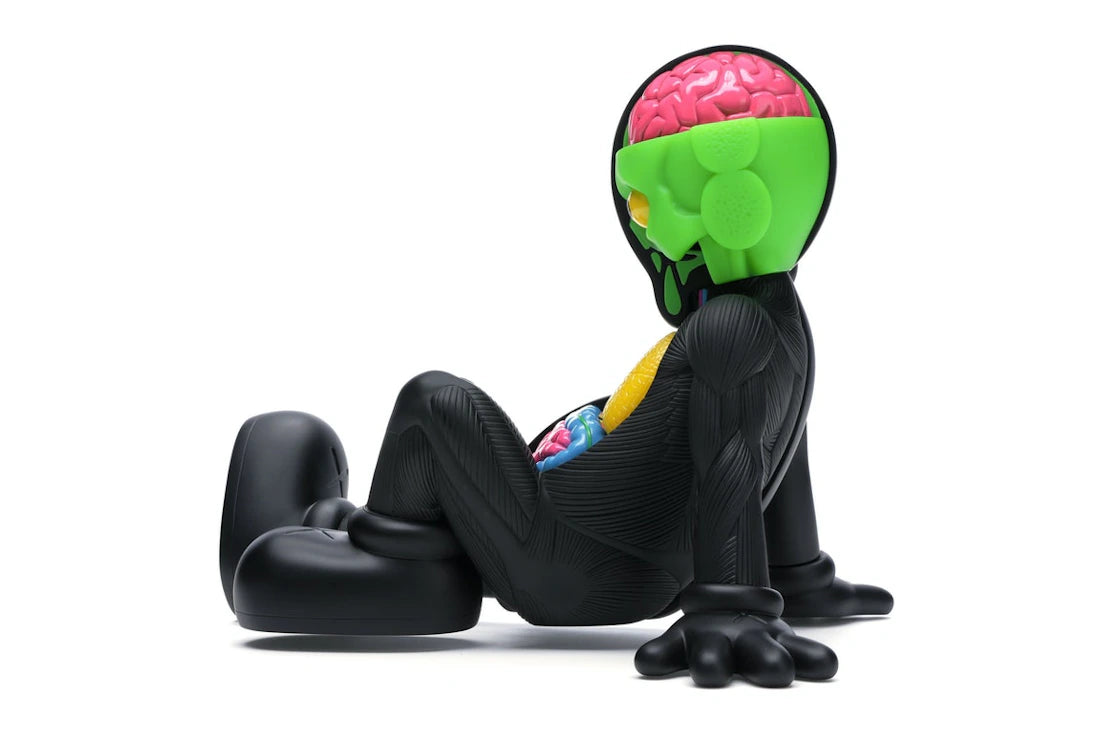 KAWS Resting Place Vinyl Figure Black - vue secondaire A