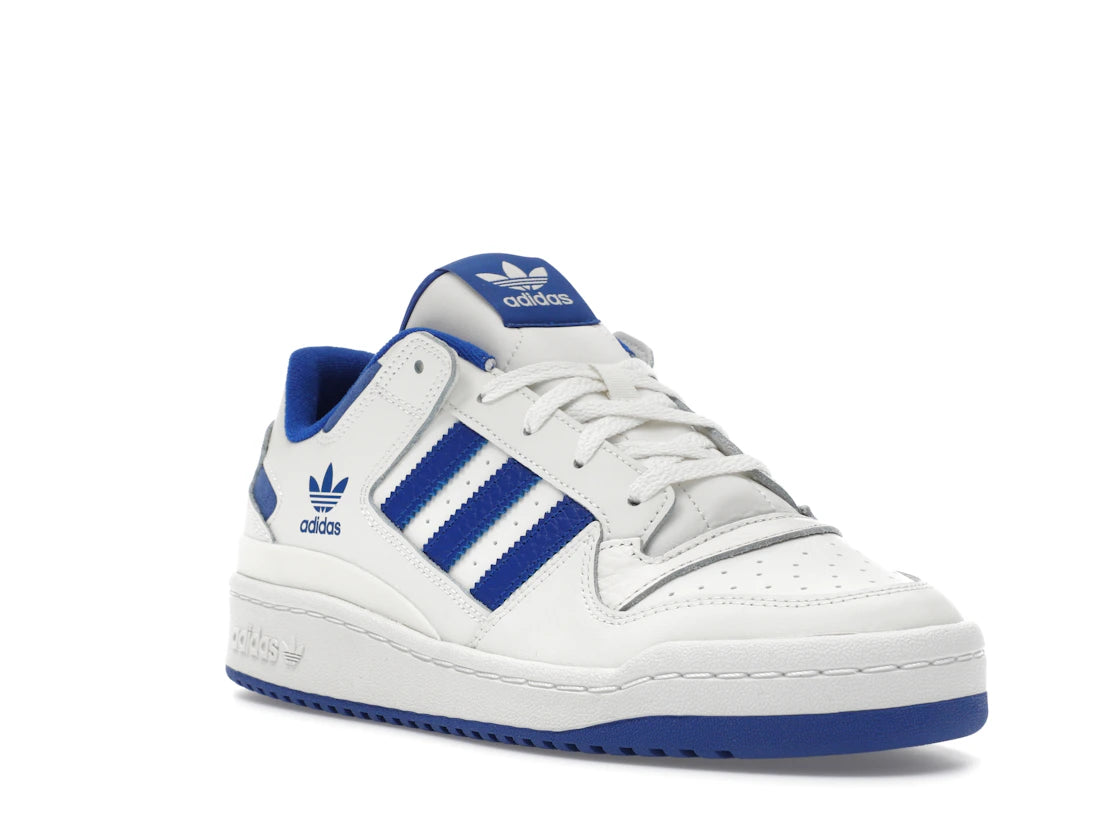 adidas Forum Low CL Core White Royal Blue - vue secondaire A