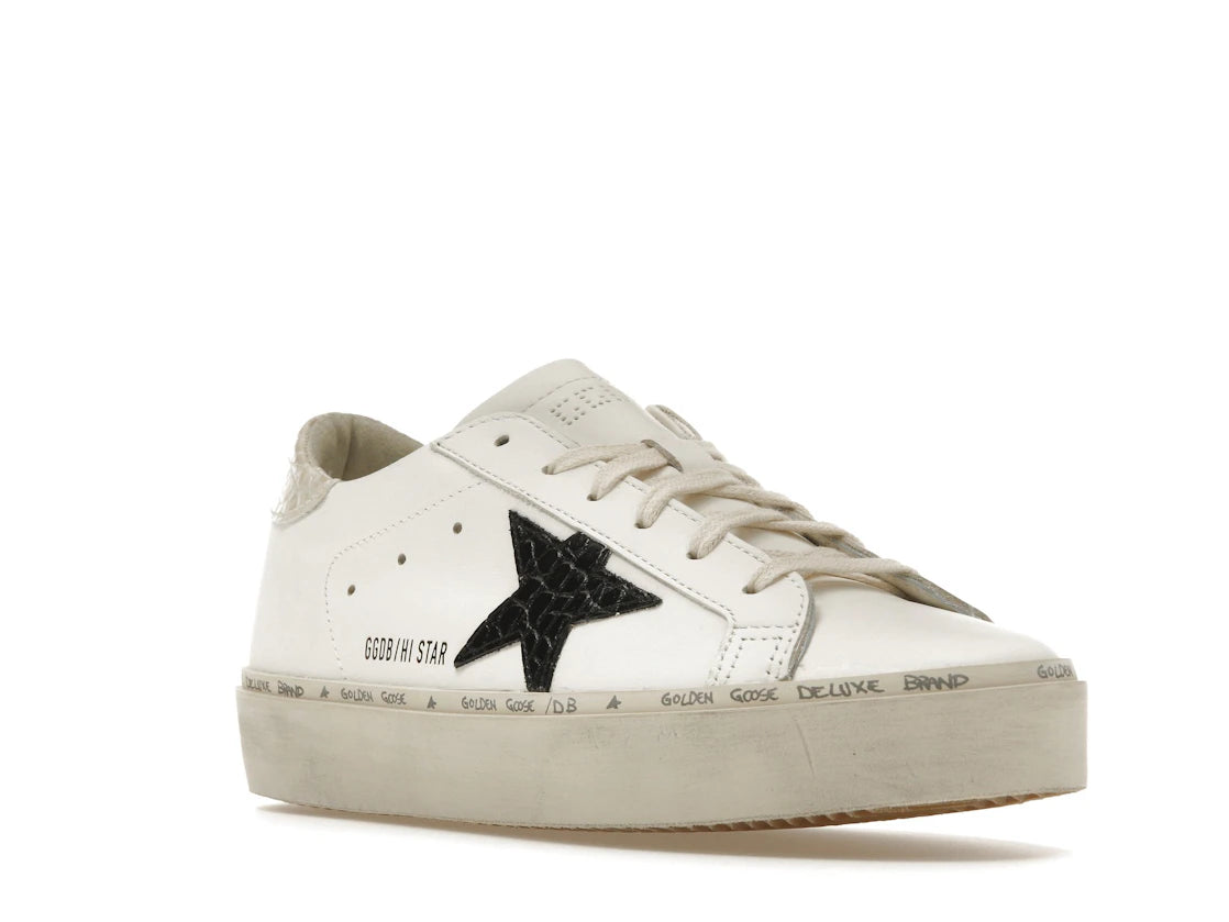 Golden Goose Hi Star White Black Star (Women's) - vue secondaire A
