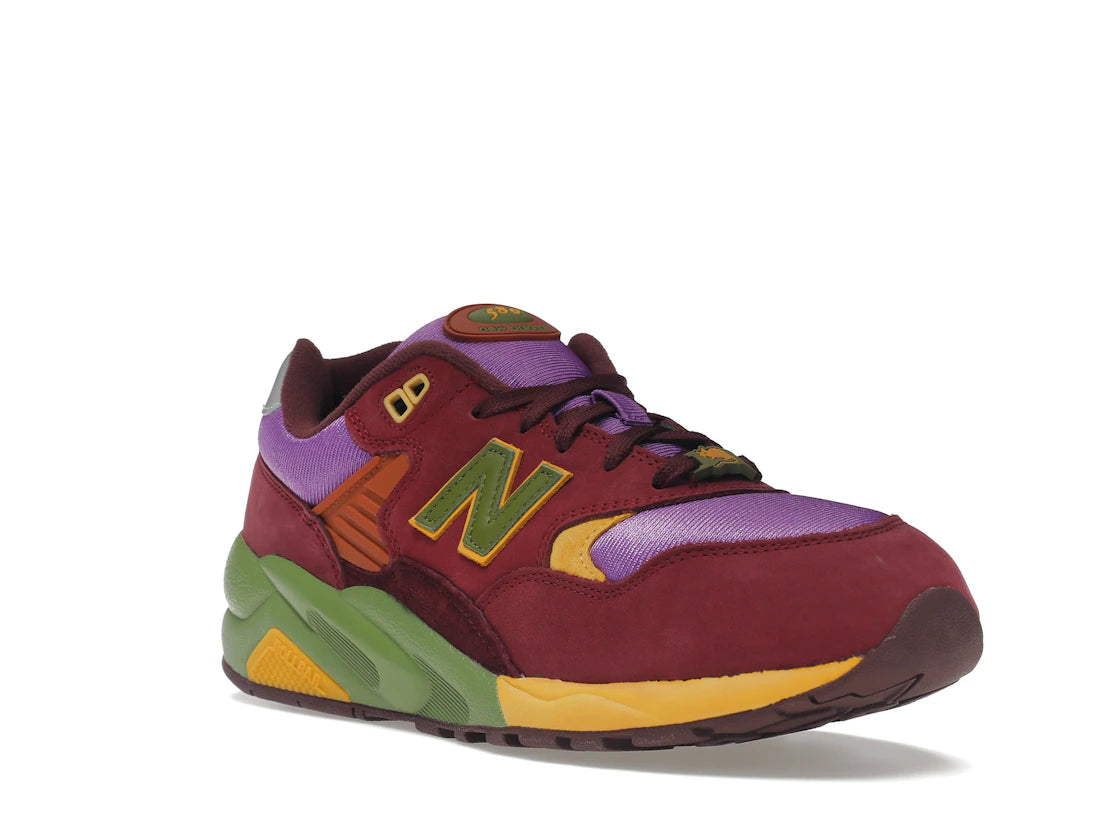 New Balance 580 Stray Rats Maroon Purple - vue secondaire A
