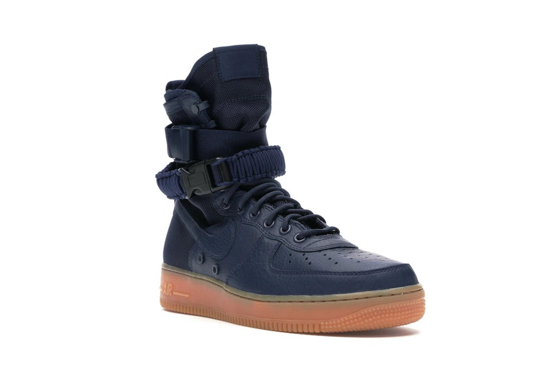 Nike SF Air Force 1 High Navy Gum - vue secondaire A
