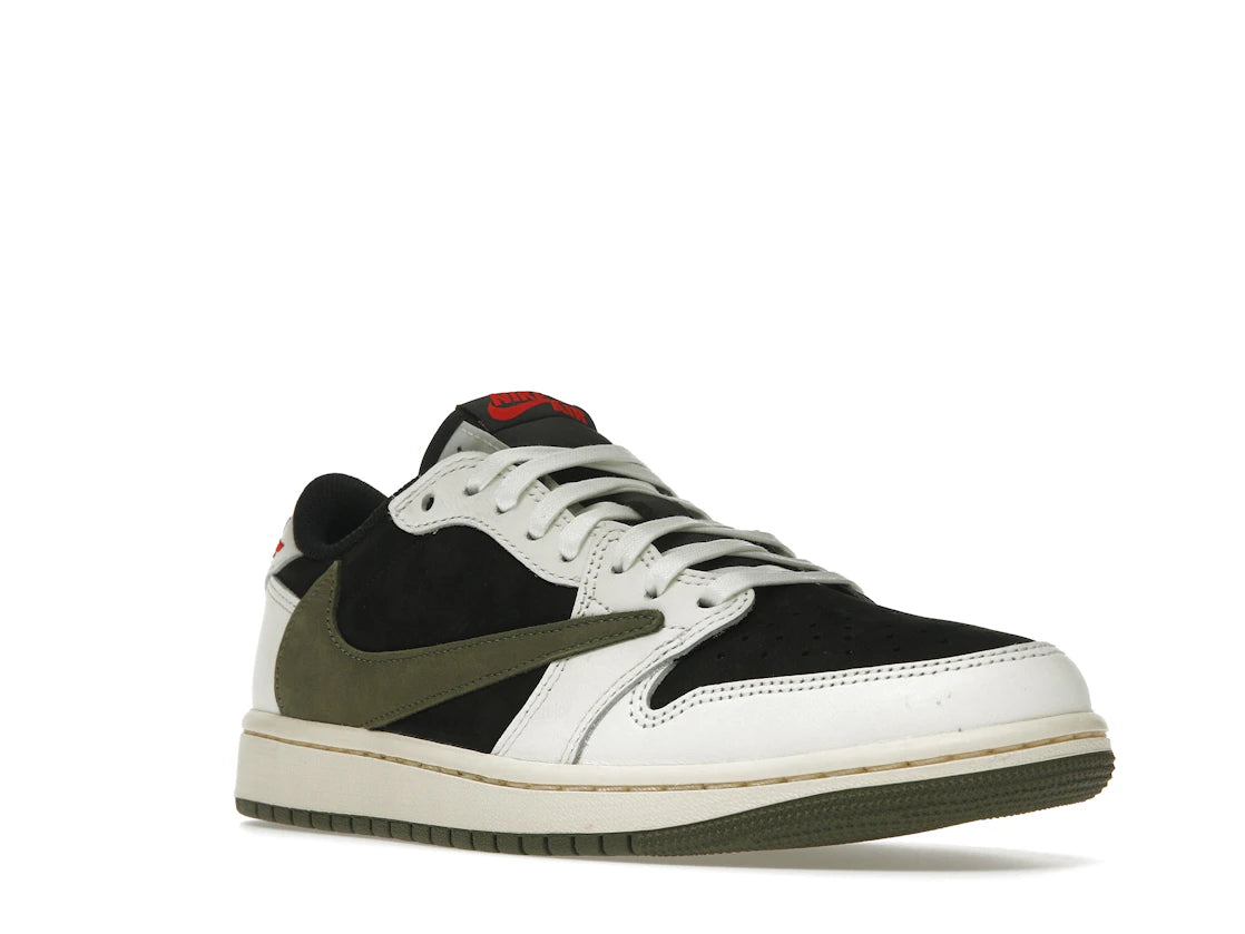 Jordan 1 Retro Low OG SP Travis Scott Olive (Women's) - vue secondaire A