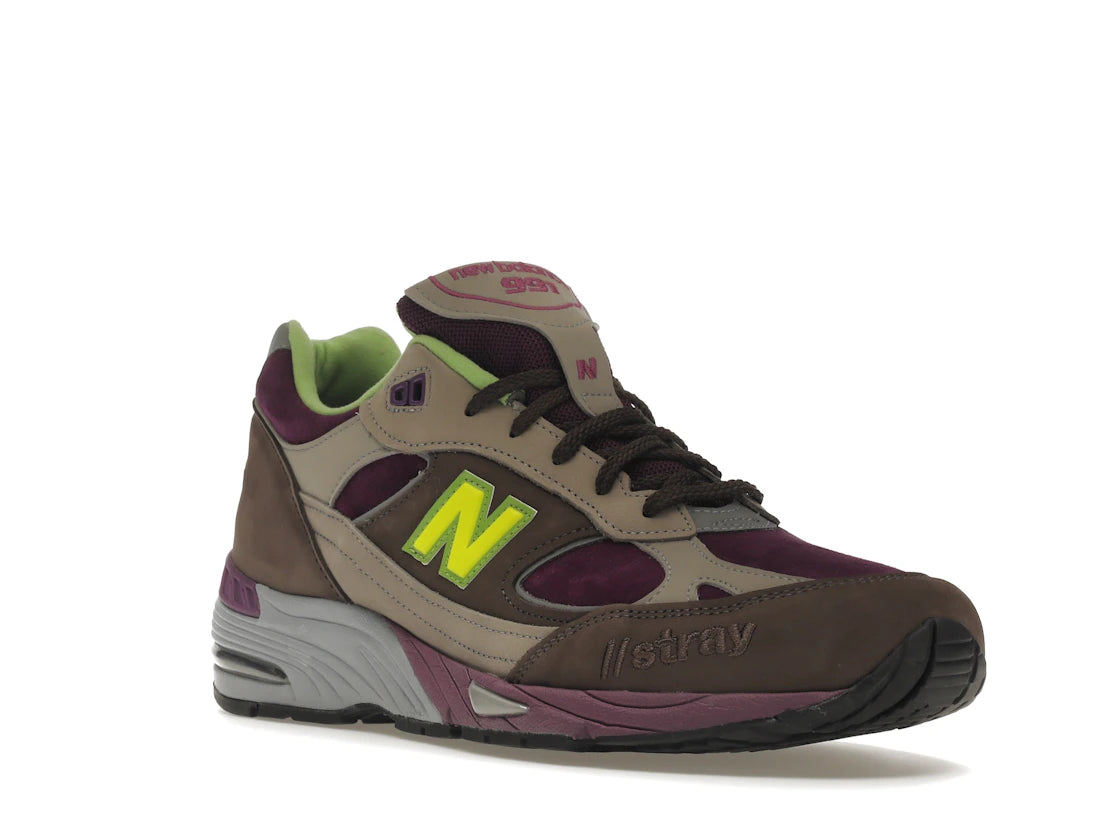 New Balance 991 Stray Rats Brown - vue secondaire A