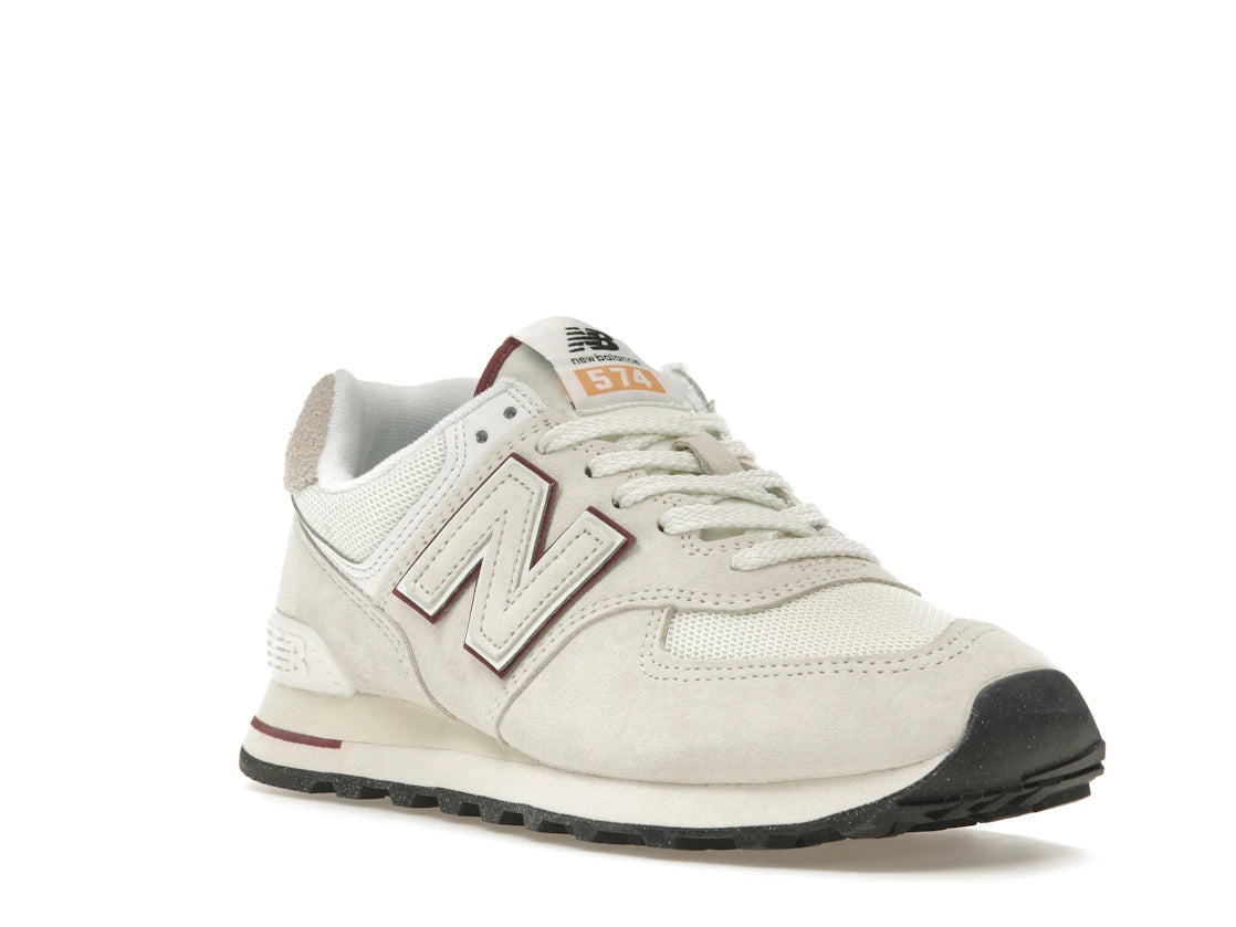 New Balance 574 Off White Burgundy (2023) - vue secondaire A