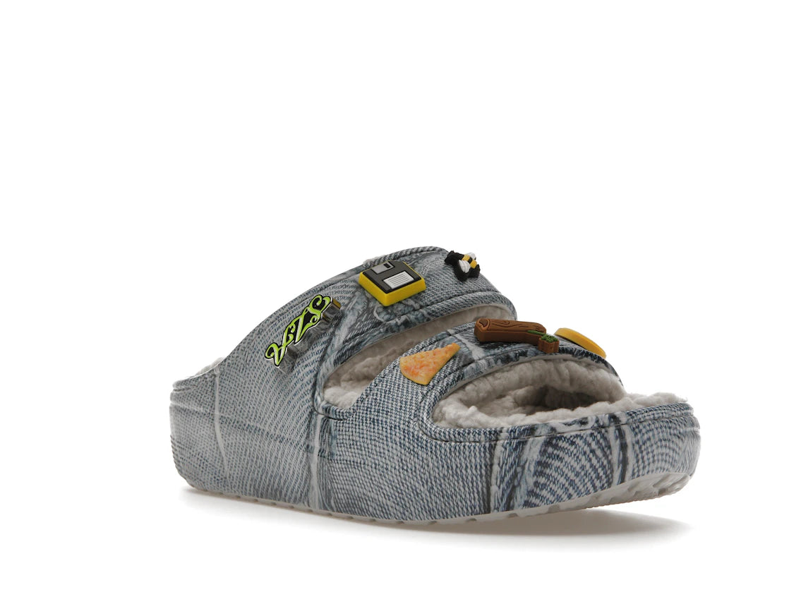 Crocs Classic Cozzzy Sandal SZA Denim - vue secondaire A