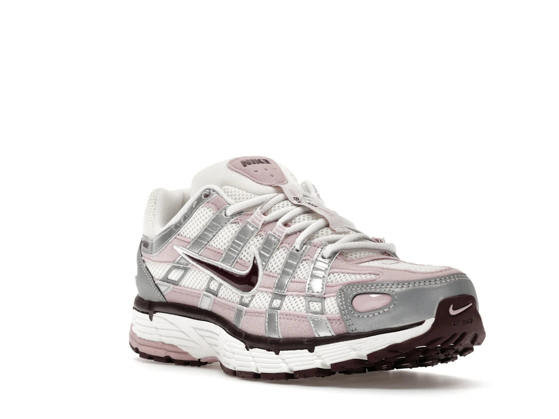 Nike P-6000 Silver Burgundy Plum Chalk (Women's) - vue secondaire A