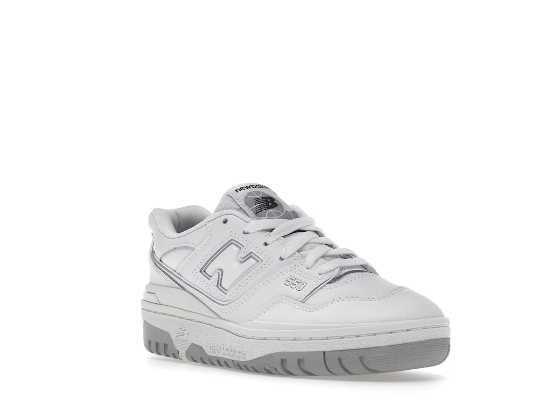 New Balance 550 White Grey (GS) - vue secondaire A
