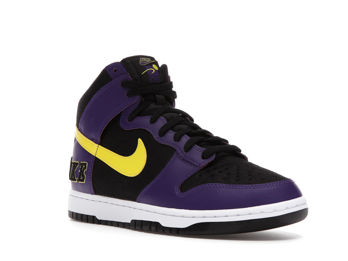 Nike Dunk High EMB Lakers - vue secondaire A
