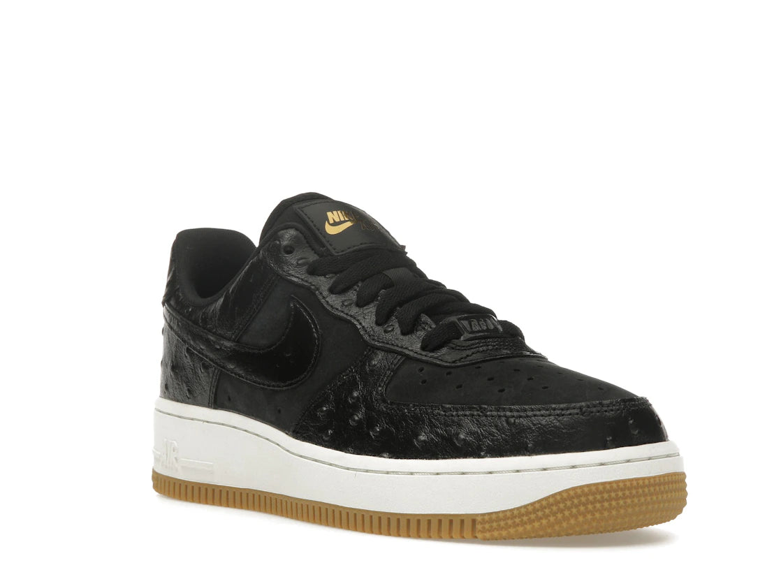 Nike Air Force 1 Low '07 Black Ostrich Gum (Women's) - vue secondaire A
