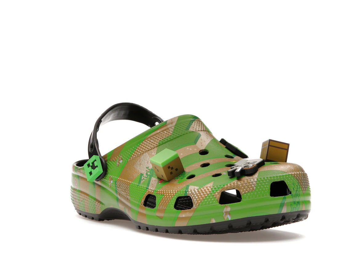 Crocs Elevated Clog Minecraft Grass Block - vue secondaire A