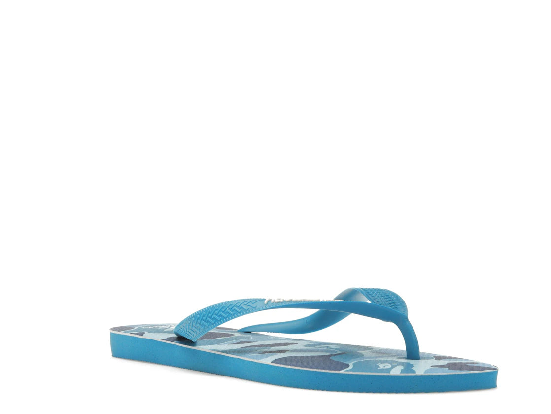 A Bathing Ape Havaianas Blue Camo - vue secondaire A