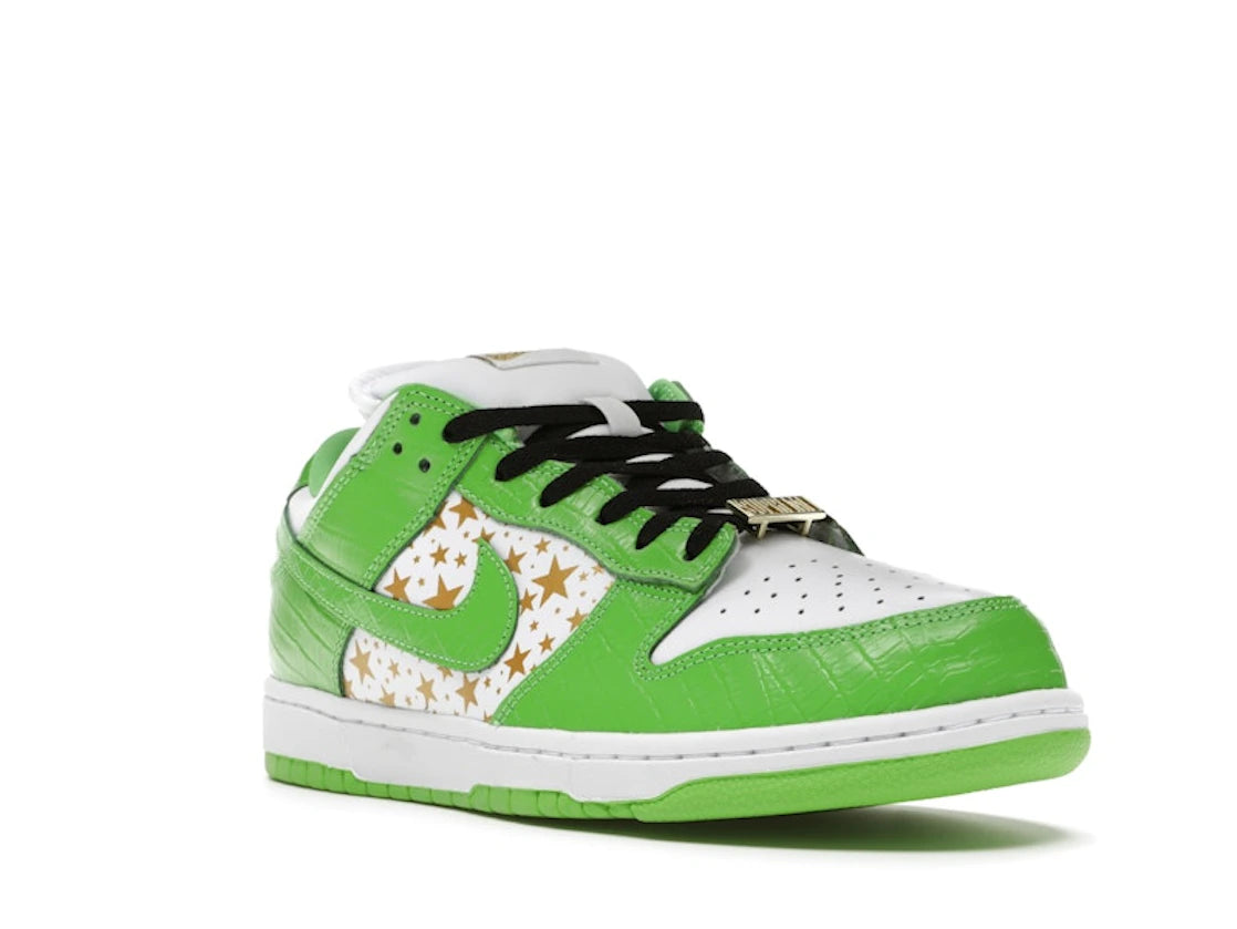 Nike SB Dunk Low Supreme Stars Mean Green (2021) - vue secondaire A