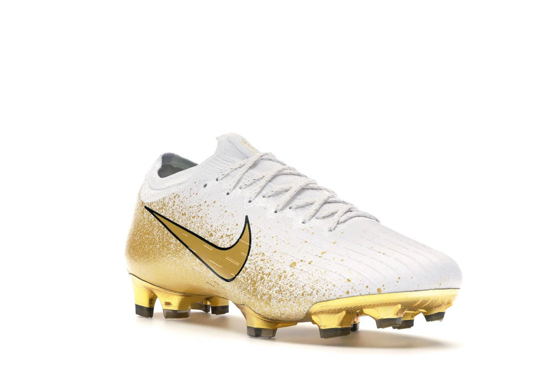 Nike Vapor 12 Elite SE FG White Metallic Gold - vue secondaire A