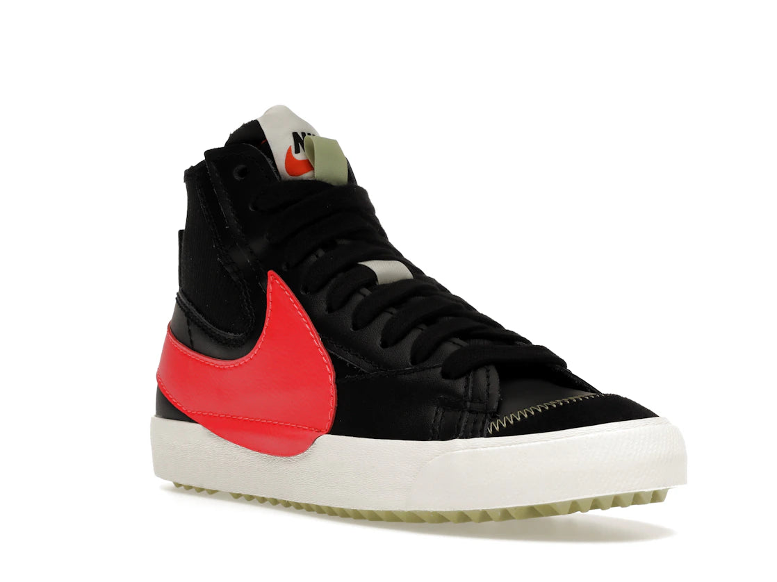 Nike Blazer Mid 77 Jumbo Black Bright Crimson - vue secondaire A
