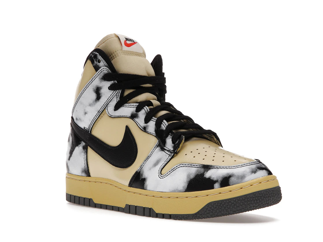 Nike Dunk High 1985 Black Acid Wash - vue secondaire A