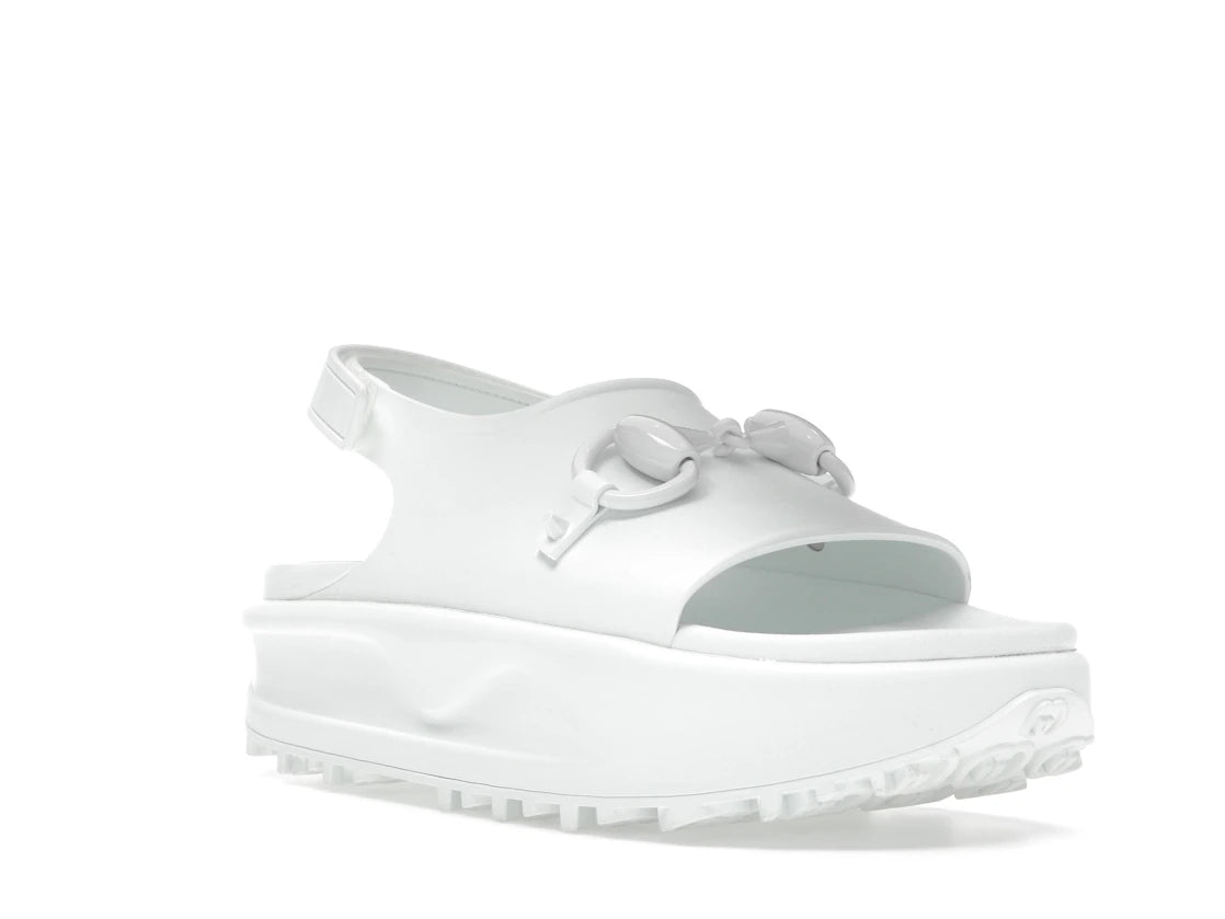 Gucci Horsebit Platform Sandal White (Women's) - vue secondaire A