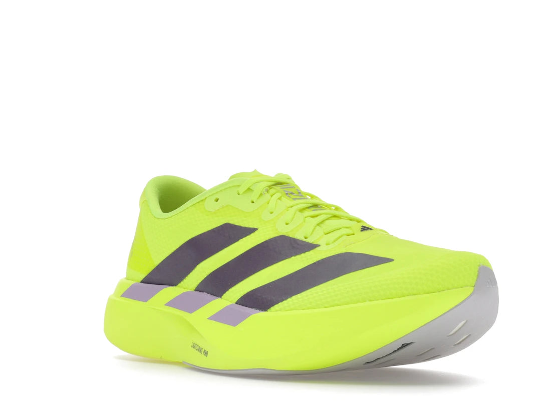 adidas Adizero Evo SL Solar Yellow Plum (Women's) - vue secondaire A