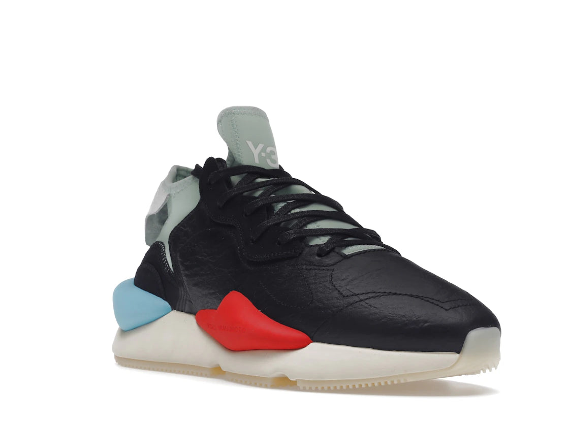 adidas Y-3 Kaiwa Black Blush Green - vue secondaire A