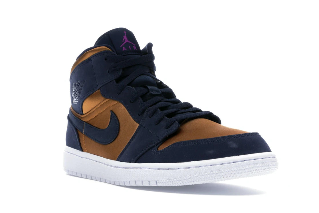 Jordan 1 Mid Obsidian Desert Ochre - vue secondaire A