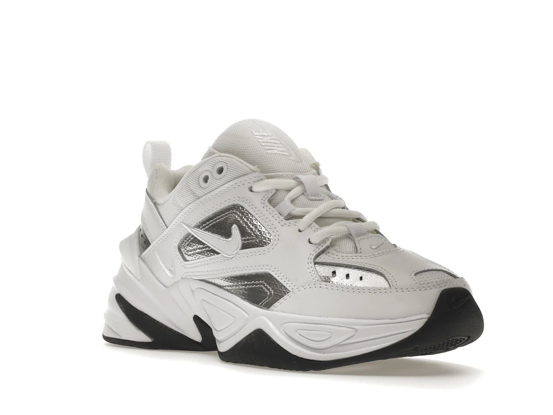 Nike M2K Tekno White Metallic Silver Black (Women's) - vue secondaire A