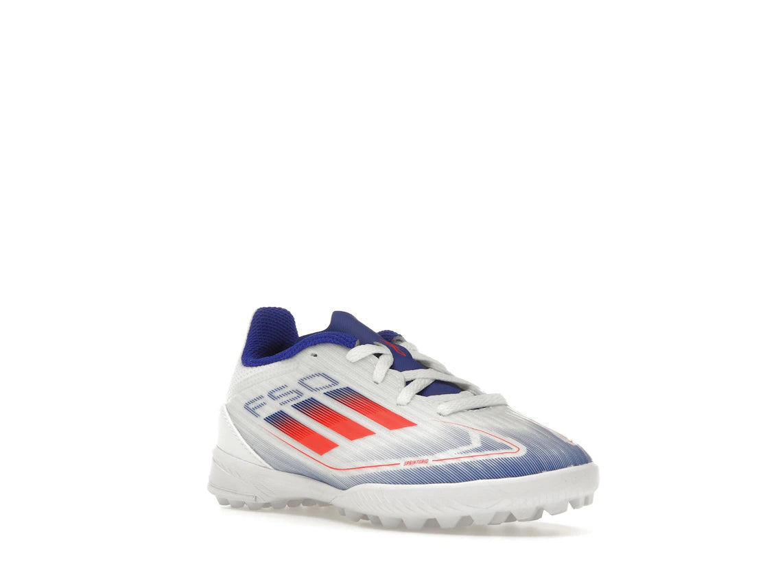 adidas F50 League Turf Cloud White Solar Red Lucid Blue (GS) - vue secondaire A