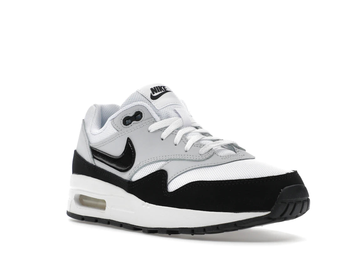 Nike Air Max 1 White Black (GS) - vue secondaire A