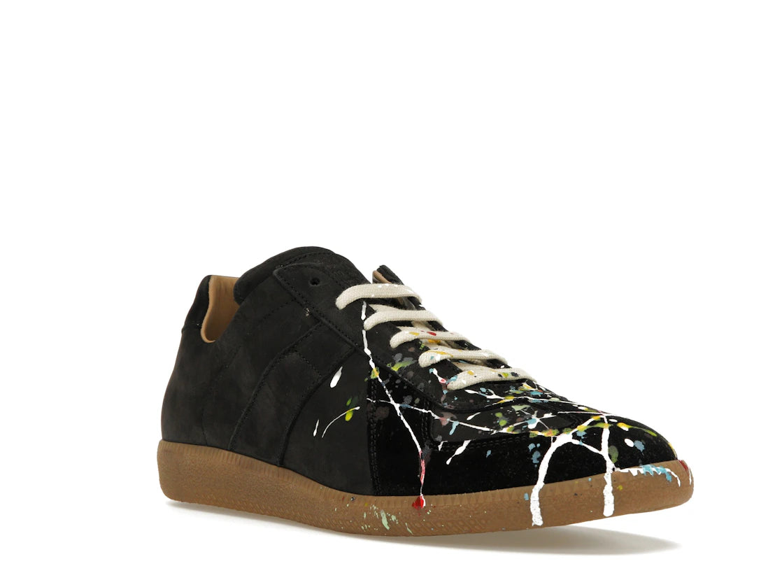 Maison Margiela Paint Replica German Army Trainer (GAT) Black - vue secondaire A